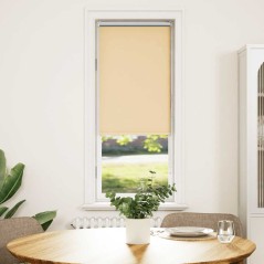 vidaXL Verdunkelungsrollo Beige 60x150cm Stoffbreite 55,7 cm Polyester