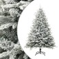 Künstlicher Weihnachtsbaum LEDs & Kugeln Beschneit 180cm PVC PE Künstlicher Weihnachtsbaum LEDs & Kugeln Beschneit 180cm PVC PE