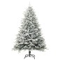 Künstlicher Weihnachtsbaum LEDs & Kugeln Beschneit 180cm PVC PE Künstlicher Weihnachtsbaum LEDs & Kugeln Beschneit 180cm PVC PE