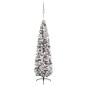 Künstlicher Weihnachtsbaum Schlank mit LEDs & Kugeln Grün 210cm Künstlicher Weihnachtsbaum Schlank mit LEDs & Kugeln Grün 210cm