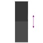 vidaXL Verdunkelungsrollo Schwarz 60x130 cm Stoffbreite 55,7 cm vidaXL Verdunkelungsrollo Schwarz 60x130 cm Stoffbreite 55,7 cm
