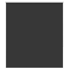 vidaXL Verdunkelungsrollo Schwarz 130x130 cm Stoffbreite 126,6 cm