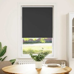 vidaXL Verdunkelungsrollo Schwarz 70x150 cm Stoffbreite 65,7 cm