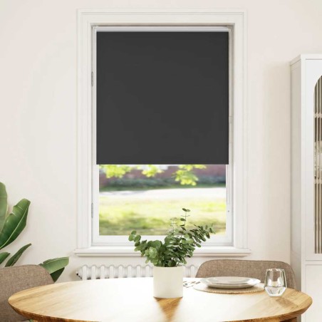 vidaXL Verdunkelungsrollo Schwarz 70x150 cm Stoffbreite 65,7 cm