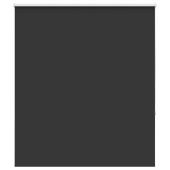 vidaXL Verdunkelungsrollo Schwarz 140x150 cm Stoffbreite 136,6 cm