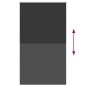 vidaXL Verdunkelungsrollo Schwarz 135x210 cm Stoffbreite 131,6 cm vidaXL Verdunkelungsrollo Schwarz 135x210 cm Stoffbreite 131,6 cm