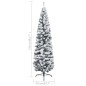 Künstlicher Weihnachtsbaum Schlank mit LEDs & Kugeln Grün 210cm Künstlicher Weihnachtsbaum Schlank mit LEDs & Kugeln Grün 210cm