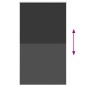 vidaXL Verdunkelungsrollo Schwarz 125x210 cm Stoffbreite 121,6 cm vidaXL Verdunkelungsrollo Schwarz 125x210 cm Stoffbreite 121,6 cm