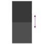 vidaXL Verdunkelungsrollo Schwarz 95x210 cm Stoffbreite 90,7 cm vidaXL Verdunkelungsrollo Schwarz 95x210 cm Stoffbreite 90,7 cm
