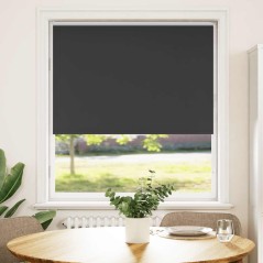 vidaXL Verdunkelungsrollo Schwarz 105x175 cm Stoffbreite 100,7 cm