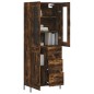 Highboard Räuchereiche 69,5x34x180 cm Holzwerkstoff Highboard Räuchereiche 69,5x34x180 cm Holzwerkstoff