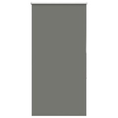 vidaXL Verdunkelungsrollo Grau 80x130 cm Stoffbreite 75,7 cm Polyester