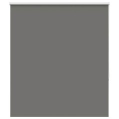 vidaXL Verdunkelungsrollo Grau 135x130cm Stoffbreite 131,6cm Polyester