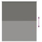vidaXL Verdunkelungsrollo Grau 135x130cm Stoffbreite 131,6cm Polyester vidaXL Verdunkelungsrollo Grau 135x130cm Stoffbreite 131,6cm Polyester