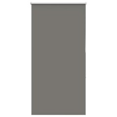vidaXL Verdunkelungsrollo Grau 65x150 cm Stoffbreite 60,7 cm Polyester