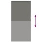 vidaXL Verdunkelungsrollo Grau 65x150 cm Stoffbreite 60,7 cm Polyester vidaXL Verdunkelungsrollo Grau 65x150 cm Stoffbreite 60,7 cm Polyester