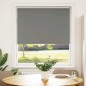 vidaXL Verdunkelungsrollo Grau 100x150cm Stoffbreite 95,7 cm Polyester vidaXL Verdunkelungsrollo Grau 100x150cm Stoffbreite 95,7 cm Polyester
