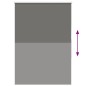 vidaXL Verdunkelungsrollo Grau 100x150cm Stoffbreite 95,7 cm Polyester vidaXL Verdunkelungsrollo Grau 100x150cm Stoffbreite 95,7 cm Polyester