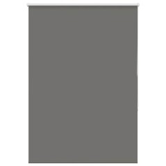 vidaXL Verdunkelungsrollo Grau 100x130 cm Stoffbreite 95,7cm Polyester