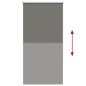 vidaXL Verdunkelungsrollo Grau 75x175 cm Stoffbreite 70,7 cm Polyester vidaXL Verdunkelungsrollo Grau 75x175 cm Stoffbreite 70,7 cm Polyester