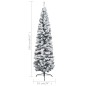 Künstlicher Weihnachtsbaum Schlank mit LEDs & Kugeln Grün 240cm Künstlicher Weihnachtsbaum Schlank mit LEDs & Kugeln Grün 240cm