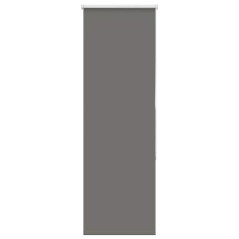vidaXL Verdunkelungsrollo Grau 45x130 cm Stoffbreite 40,7 cm Polyester