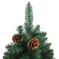 Weihnachtsbaum Schlank mit LEDs & Kugeln Grün 210 cm Weihnachtsbaum Schlank mit LEDs & Kugeln Grün 210 cm