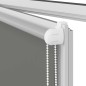 vidaXL Verdunkelungsrollo Grau 40x230 cm Stoffbreite 35,7 cm Polyester vidaXL Verdunkelungsrollo Grau 40x230 cm Stoffbreite 35,7 cm Polyester