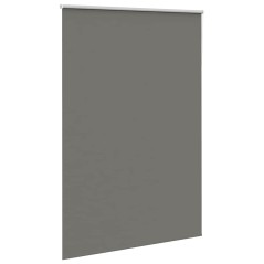 vidaXL Verdunkelungsrollo Grau 145x210cm Stoffbreite 141,6cm Polyester