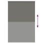 vidaXL Verdunkelungsrollo Grau 145x210cm Stoffbreite 141,6cm Polyester vidaXL Verdunkelungsrollo Grau 145x210cm Stoffbreite 141,6cm Polyester