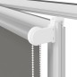vidaXL Verdunkelungsrollo Grau 145x210cm Stoffbreite 141,6cm Polyester vidaXL Verdunkelungsrollo Grau 145x210cm Stoffbreite 141,6cm Polyester