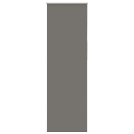 vidaXL Verdunkelungsrollo Grau 85x210 cm Stoffbreite 80,7 cm Polyester