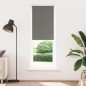 vidaXL Verdunkelungsrollo Grau 85x210 cm Stoffbreite 80,7 cm Polyester vidaXL Verdunkelungsrollo Grau 85x210 cm Stoffbreite 80,7 cm Polyester