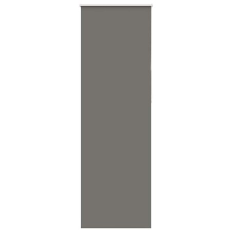 vidaXL Verdunkelungsrollo Grau 75x210 cm Stoffbreite 70,7 cm Polyester
