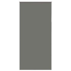 vidaXL Verdunkelungsrollo Grau 90x230 cm Stoffbreite 85,7 cm Polyester
