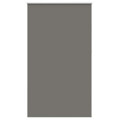 vidaXL Verdunkelungsrollo Grau 130x230cm Stoffbreite 126,6cm Polyester