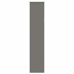 vidaXL Verdunkelungsrollo Grau 40x210 cm Stoffbreite 35,7 cm Polyester