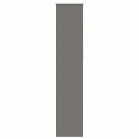 vidaXL Verdunkelungsrollo Grau 40x210 cm Stoffbreite 35,7 cm Polyester