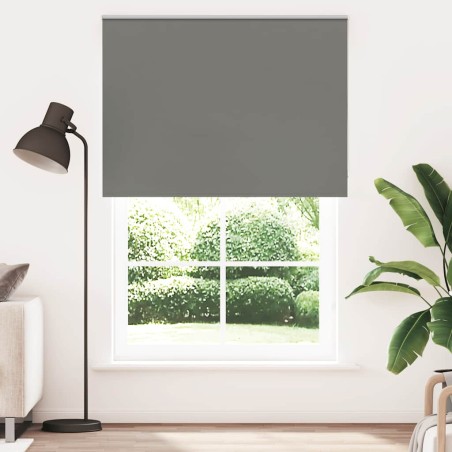vidaXL Verdunkelungsrollo Grau 165x230cm Stoffbreite 161,6cm Polyester