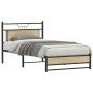 vidaXL Bettgestell ohne Matratze Sonoma-Eiche 100x190 cm Holzwerkstoff vidaXL Bettgestell ohne Matratze Sonoma-Eiche 100x190 cm Holzwerkstoff