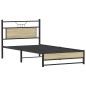 vidaXL Bettgestell ohne Matratze Sonoma-Eiche 100x190 cm Holzwerkstoff vidaXL Bettgestell ohne Matratze Sonoma-Eiche 100x190 cm Holzwerkstoff