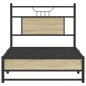 vidaXL Bettgestell ohne Matratze Sonoma-Eiche 90x190 cm Holzwerkstoff vidaXL Bettgestell ohne Matratze Sonoma-Eiche 90x190 cm Holzwerkstoff