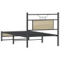 vidaXL Bettgestell ohne Matratze Sonoma-Eiche 90x190 cm Holzwerkstoff vidaXL Bettgestell ohne Matratze Sonoma-Eiche 90x190 cm Holzwerkstoff