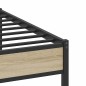 vidaXL Bettgestell ohne Matratze Sonoma-Eiche 140x200 cm Holzwerkstoff vidaXL Bettgestell ohne Matratze Sonoma-Eiche 140x200 cm Holzwerkstoff