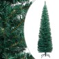 Künstlicher Weihnachtsbaum Schlank mit LEDs & Kugeln Grün 240cm Künstlicher Weihnachtsbaum Schlank mit LEDs & Kugeln Grün 240cm
