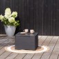 Keter Gartentisch/ Gartenbox mit Stauraum Claire Graphitgrau Keter Gartentisch/ Gartenbox mit Stauraum Claire Graphitgrau