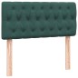 vidaXL Boxspringbett mit Matratze Dunkelgrün 90x220 cm Samt vidaXL Boxspringbett mit Matratze Dunkelgrün 90x220 cm Samt