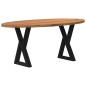 vidaXL Esstisch Hellbraun 180x90x74 cm Massivholz Eiche Oval vidaXL Esstisch Hellbraun 180x90x74 cm Massivholz Eiche Oval