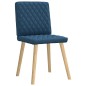 vidaXL Esszimmerstühle 4 Stk. Blau Stoff vidaXL Esszimmerstühle 4 Stk. Blau Stoff