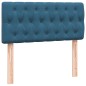 vidaXL Boxspringbett mit Matratze Dunkelblau 80x210 cm Samt vidaXL Boxspringbett mit Matratze Dunkelblau 80x210 cm Samt
